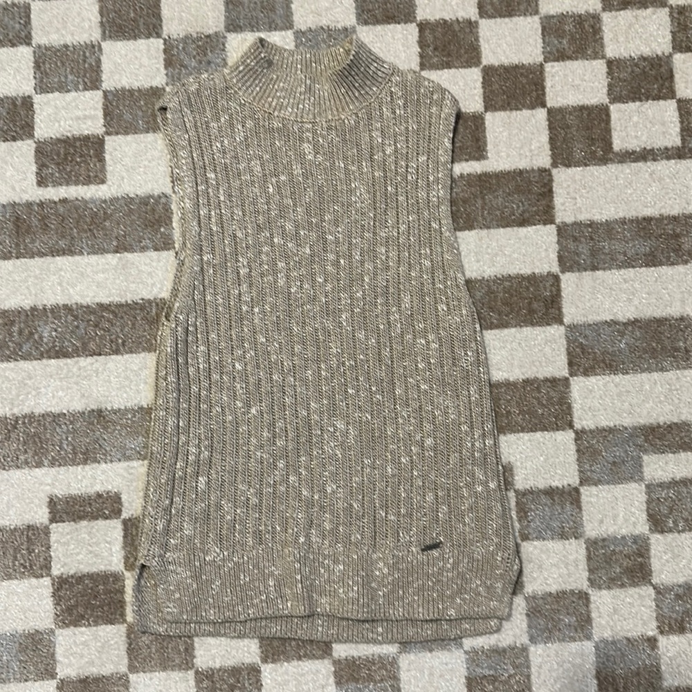 Abercrombie & Fitch Mock neck sweater tank top size s